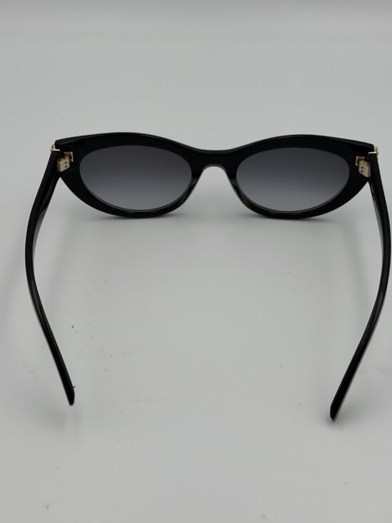 Saint Laurent SL M115 002 Sunglasses Black Cat Eye Grey Gradient YSL main image 7